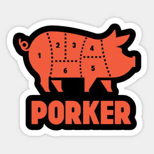 Porker Sticker